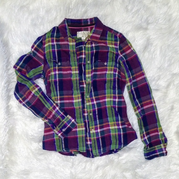American Eagle Outfitters Tops - American Eagle Flannel Shirt